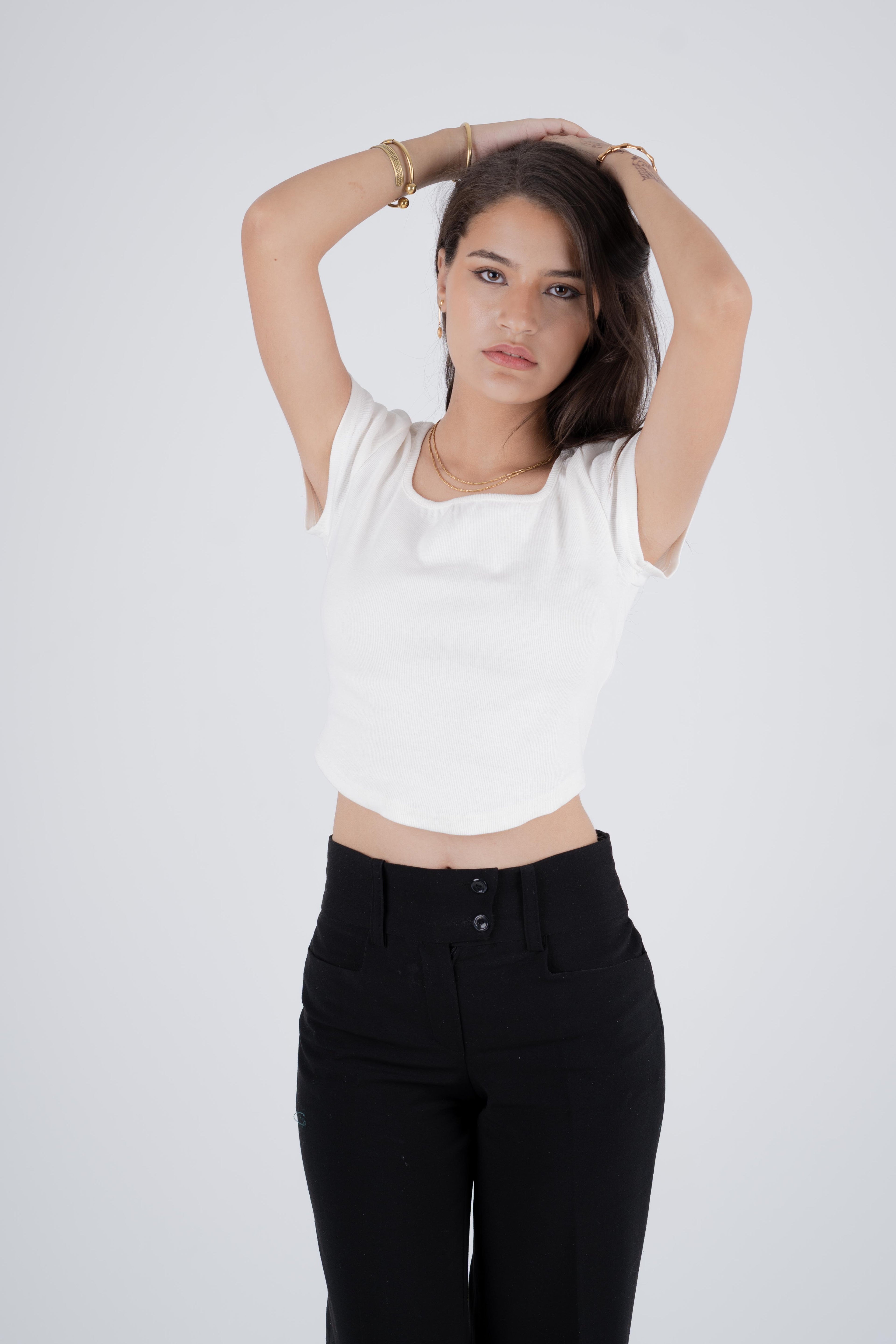 Square Affair Top - White