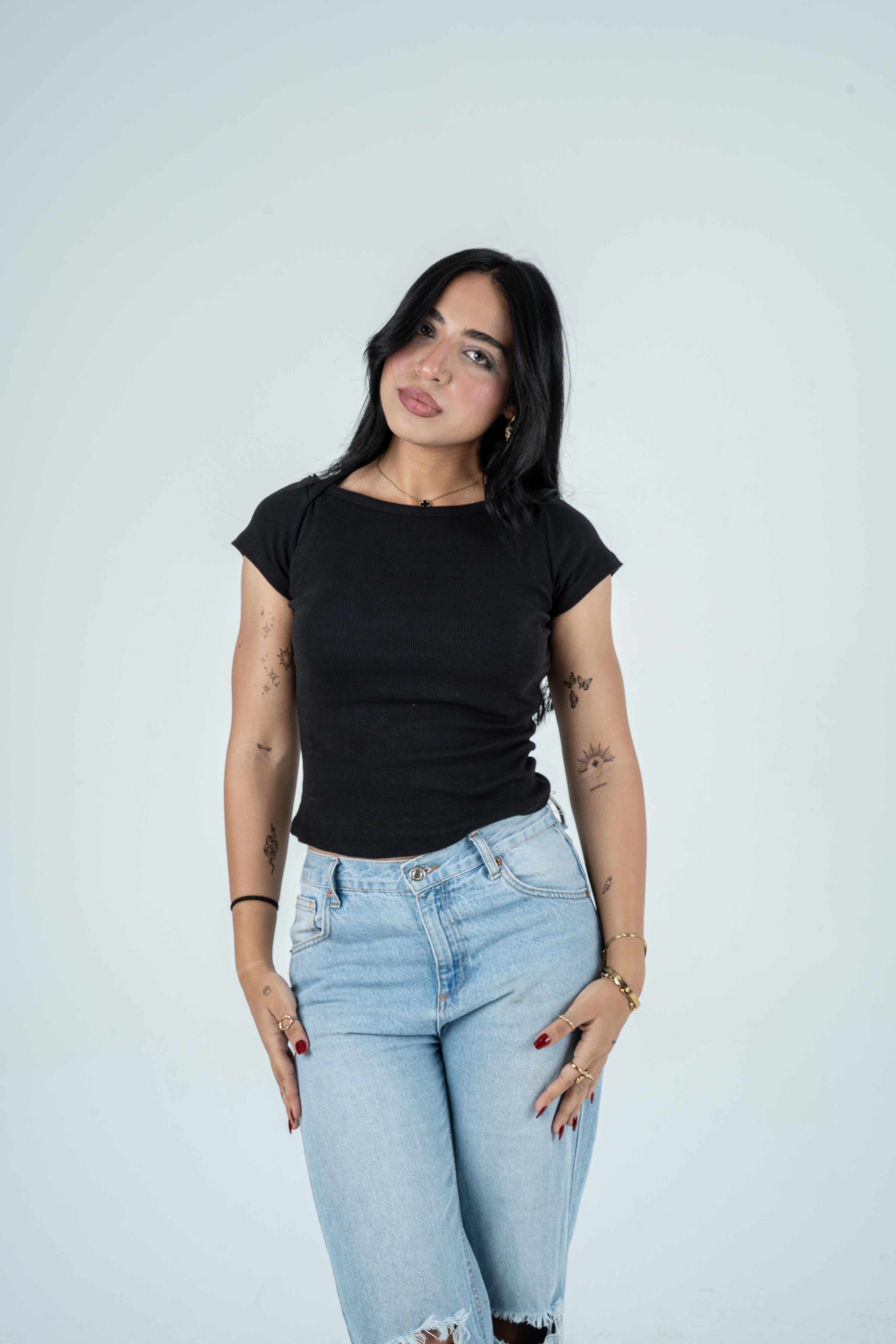 Boat Neck Top